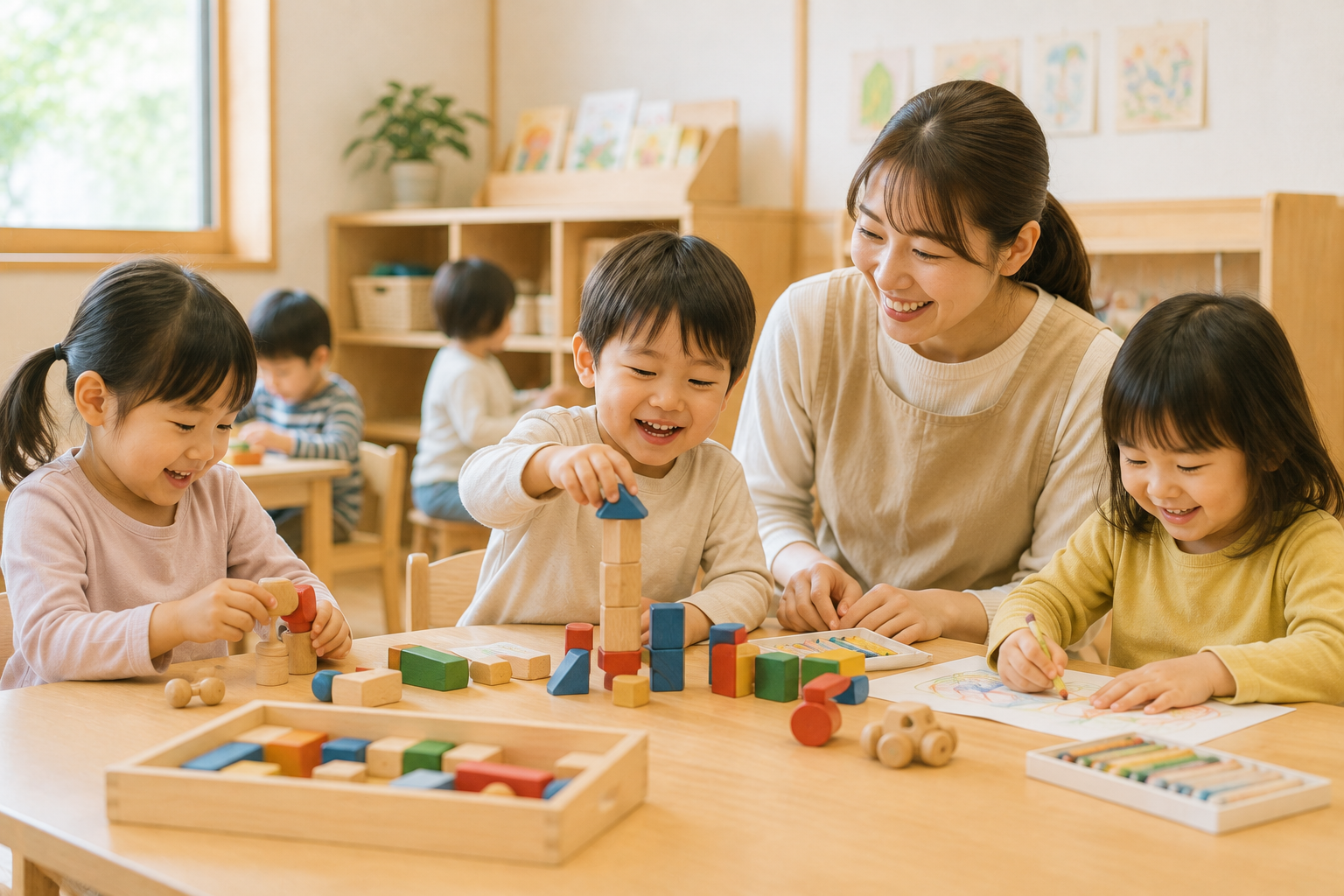午前の遊びと生活